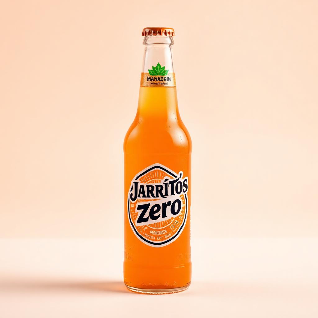 Mandarin Orange Zero Soda — Glass Bottle