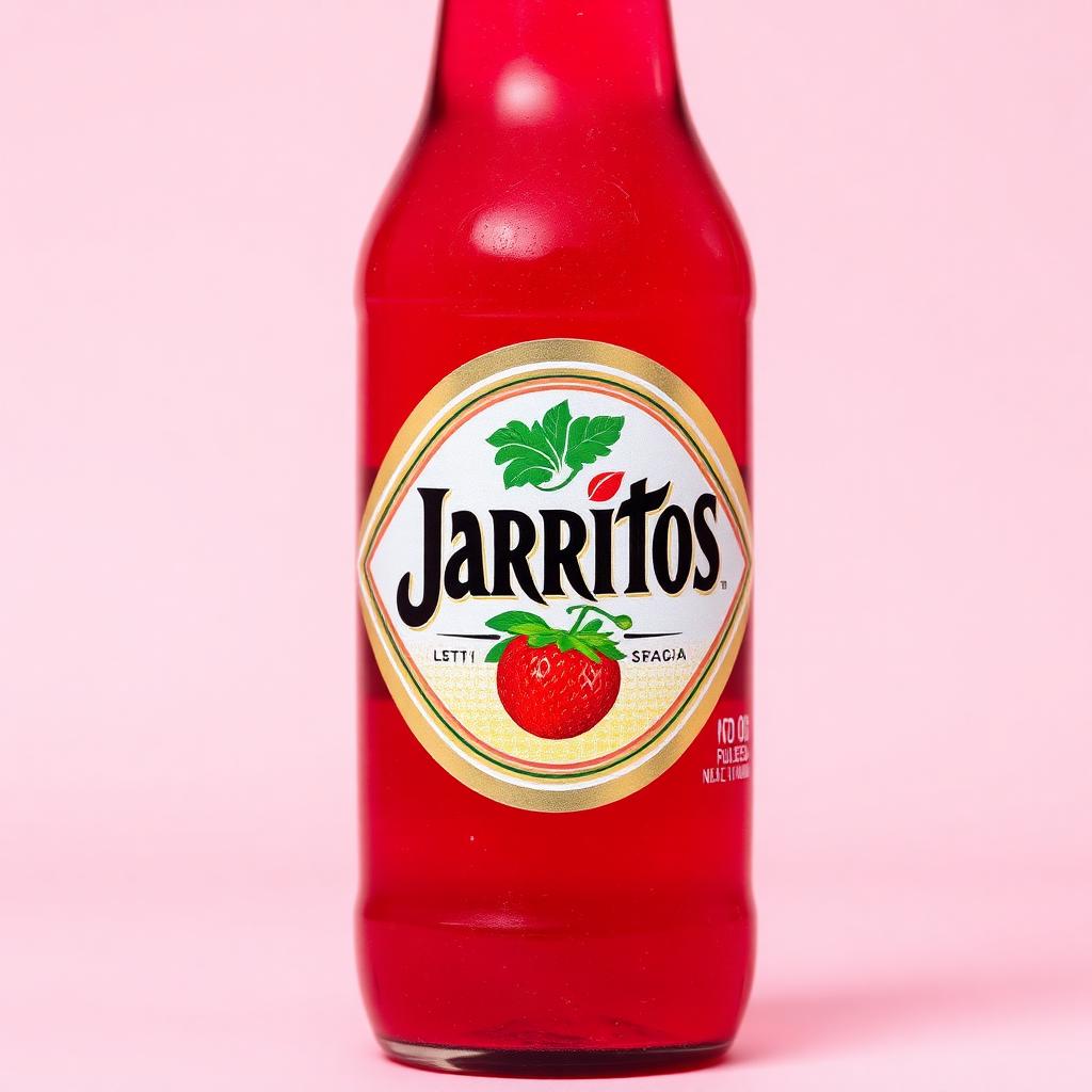 Strawberry Soda — Glass Bottle